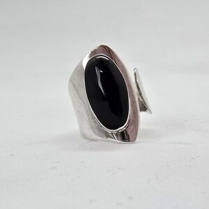 Sterling Silver Black Onyx Ring